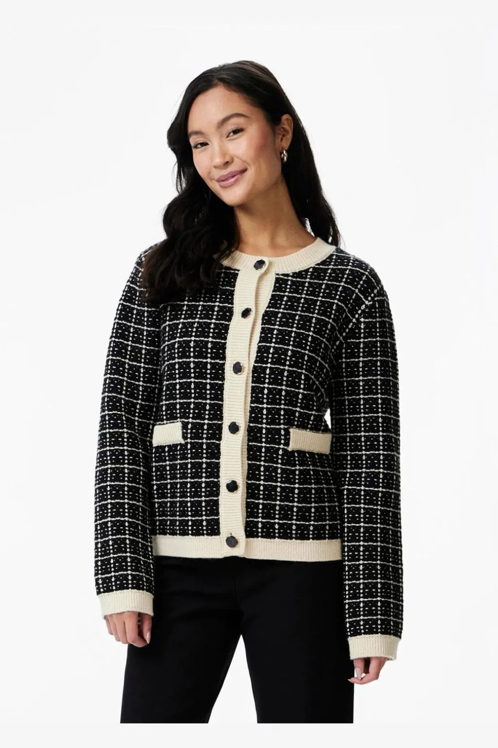 Yaslivia Ls Short Knit Cardigan