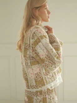 Yaslori Ls Quilted Jacket Fest