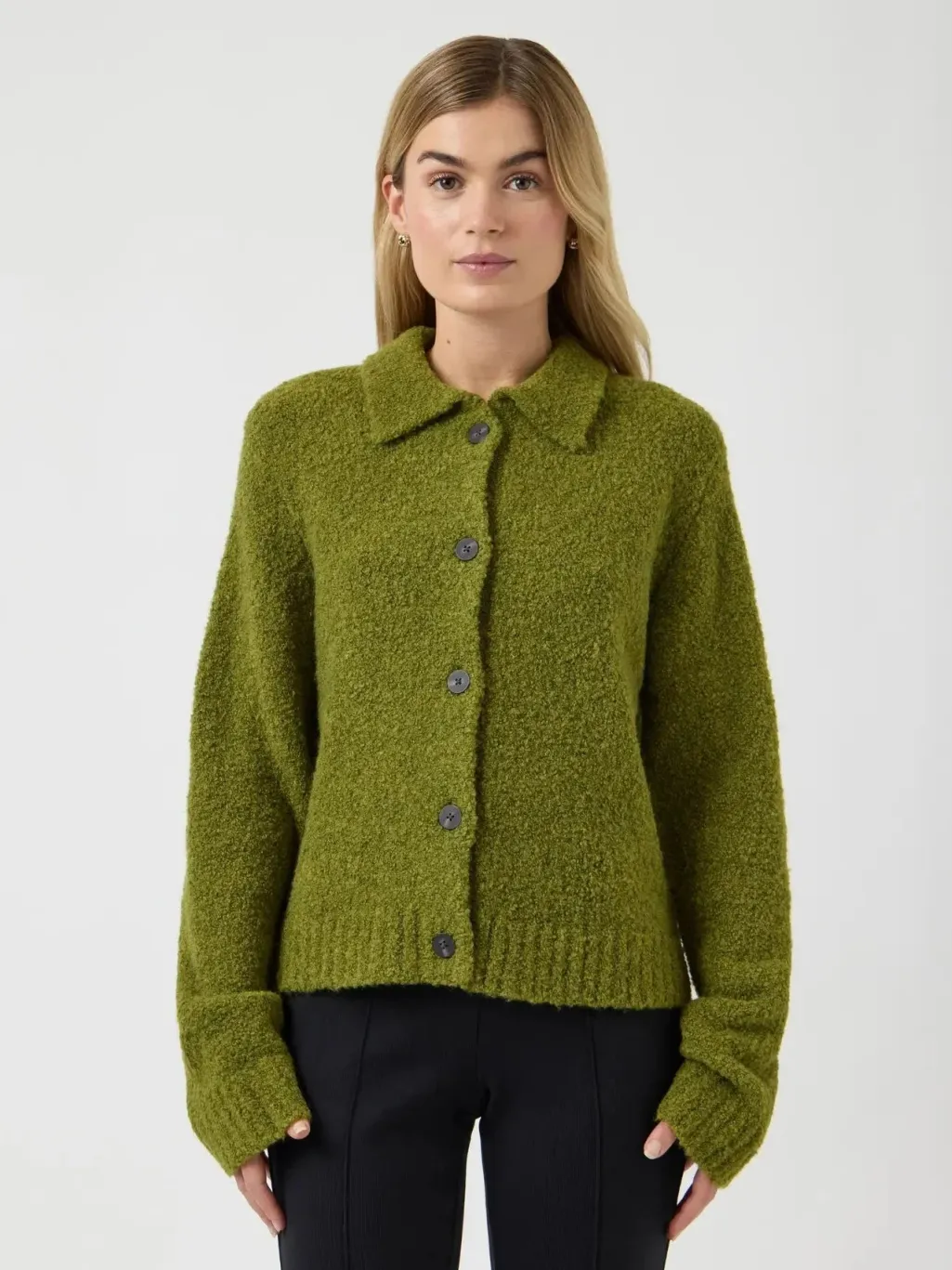 Yasmaddie Ls Knit Cardigan