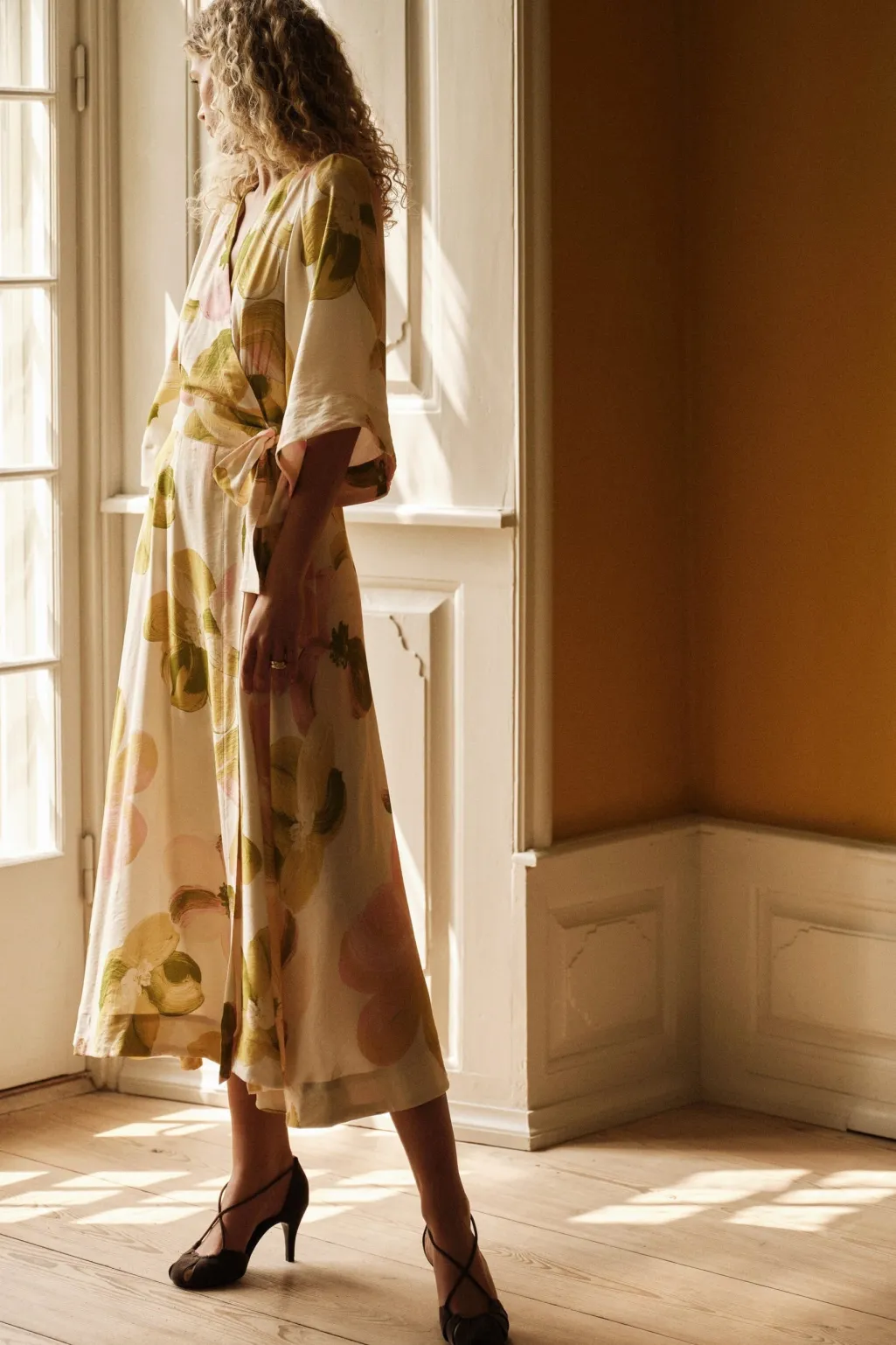 Yasmarga 3/4 Wrap Long Dress