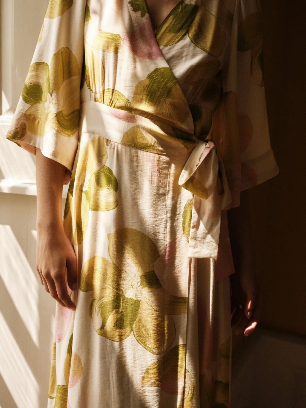 Yasmarga 3/4 Wrap Long Dress
