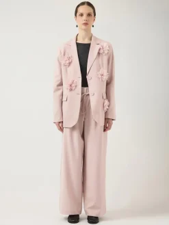 Yasmimi Ls Flower Blazer