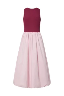 Yasmiri Sl Bubble Hem Long Dress