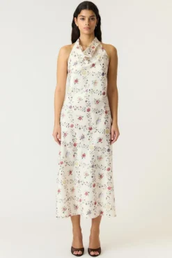Yaspella Halterneck Long Dress