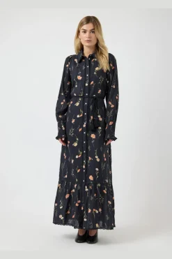 Yassomelli Ls Long Shirt Dress