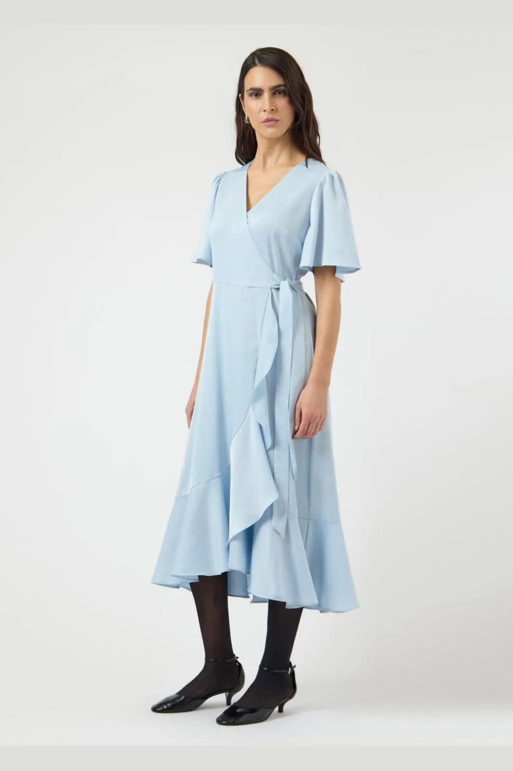 Yasthea 2/4 Midi Wrap Dress
