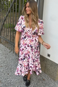 Yasthea 2/4 Midi Wrap Dress