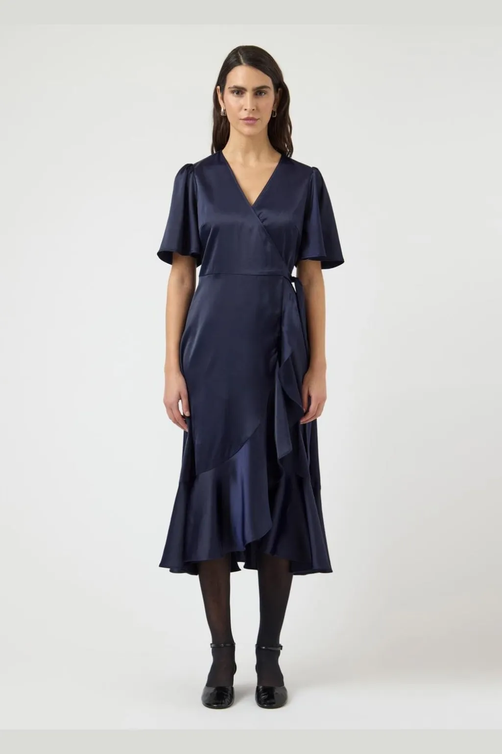 Yasthea 2/4 Midi Wrap Dress