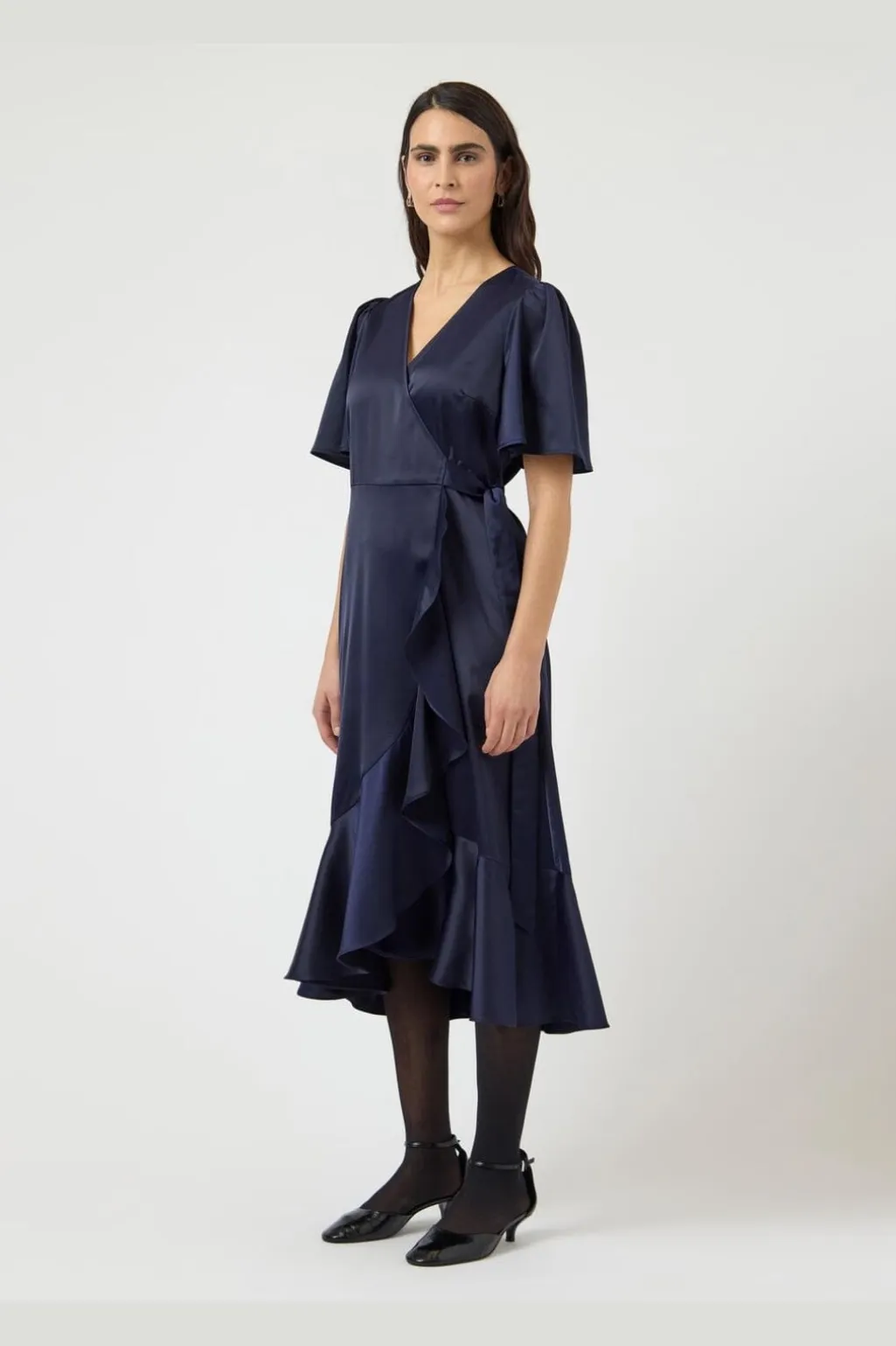 Yasthea 2/4 Midi Wrap Dress