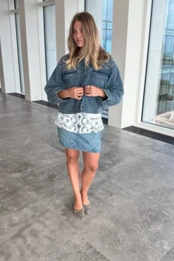 Yasvision Ls Denim Emb Jacket Fest